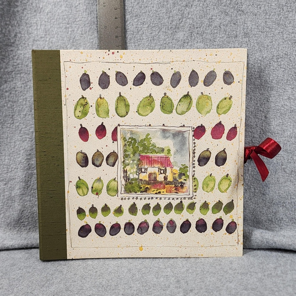 Vintage C.R. Gibson Recipe Organizer Binder Album Fruit Tuscany Kitchen